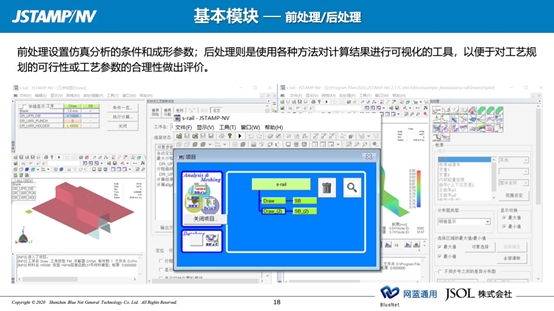 高精度沖壓仿真軟件 JSTAMP/NV 各功能模塊簡介